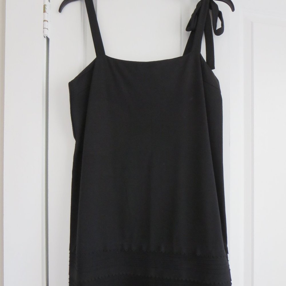New Red Valentino Black Laser Cut Pencil Dress Sz L US 4-6